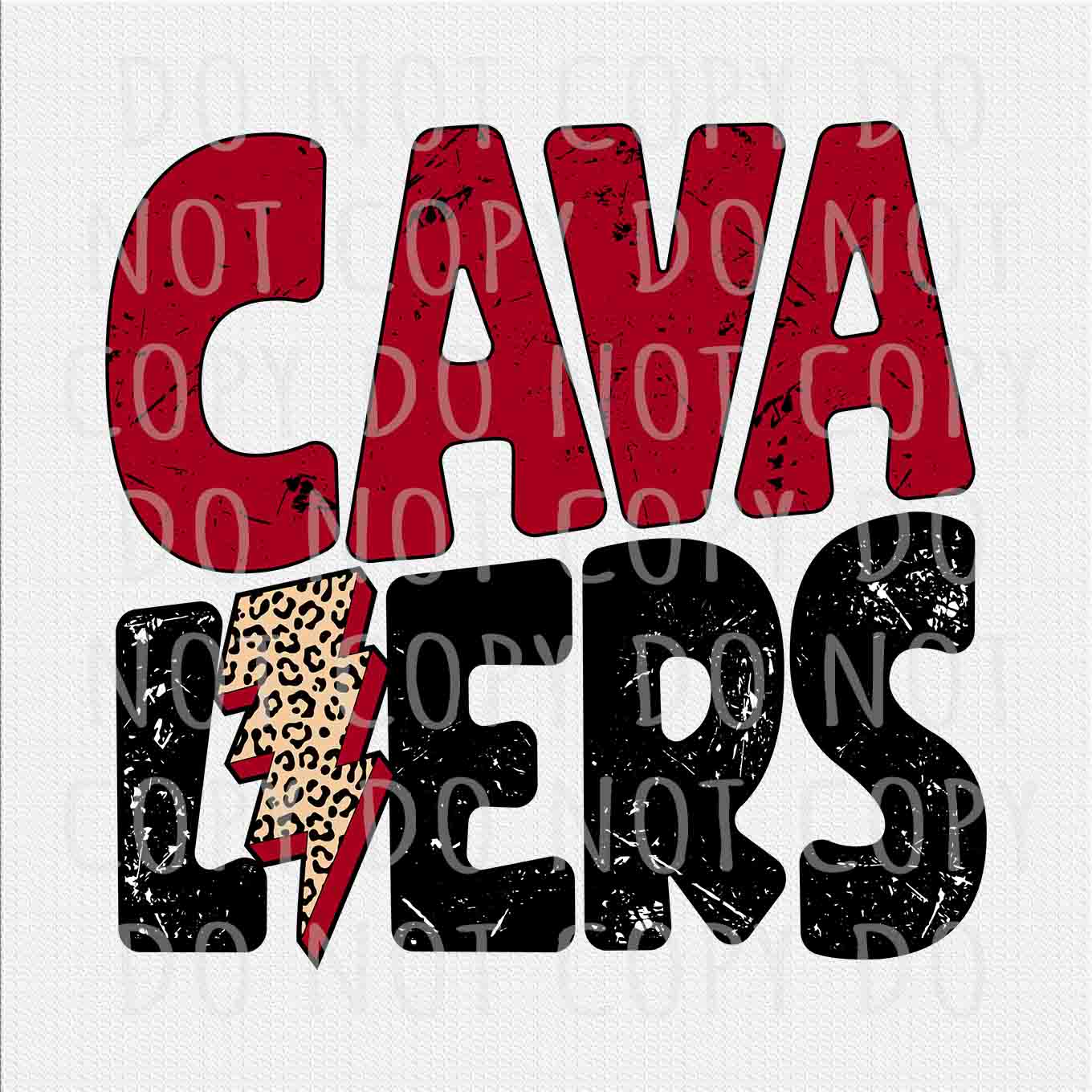 Cavaliers png, Cavaliers Red Black Distressed Lightning Bolt png, Cavaliers High School, Digital download, PNG 300 DPI