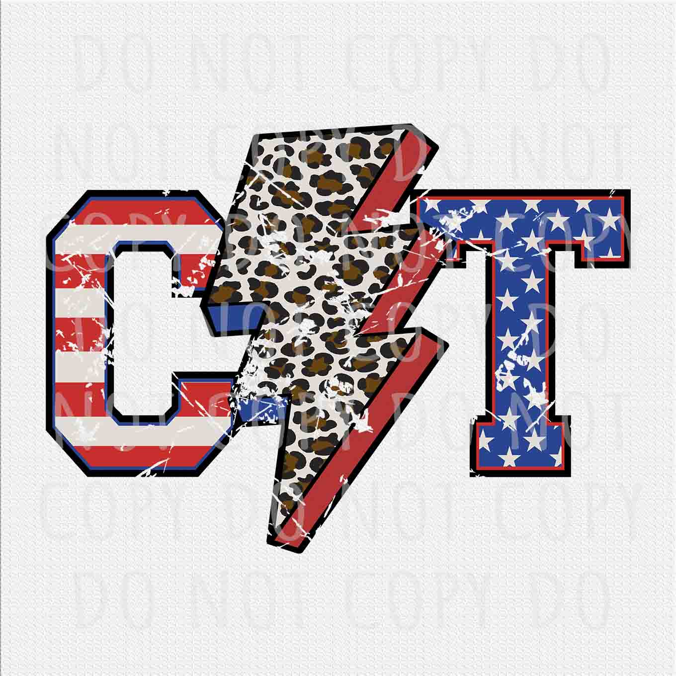 Connecticut png, State CT Flag Fourth of July Red White Blue America Patriot Independence Day, Distressed Lightning Bolt design png