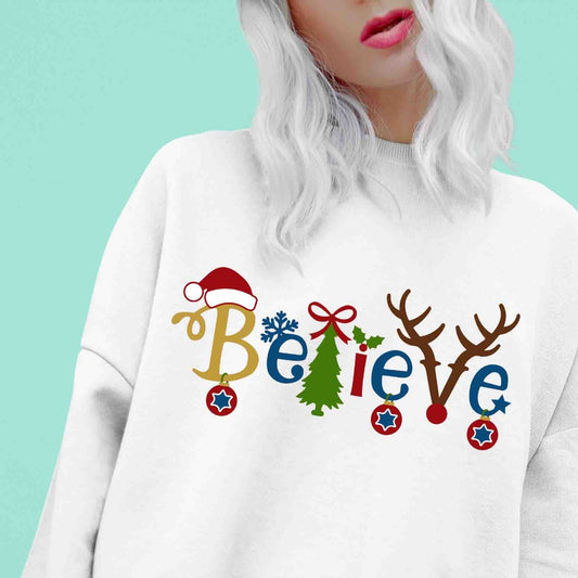 Believe svg png, Merry Christmas svg, Christmas tree svg, Vector files Svg, png files
