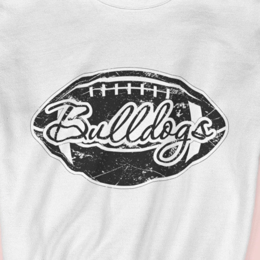Bulldogs team png, Bulldogs Foot ball Distressed design png, Digital download