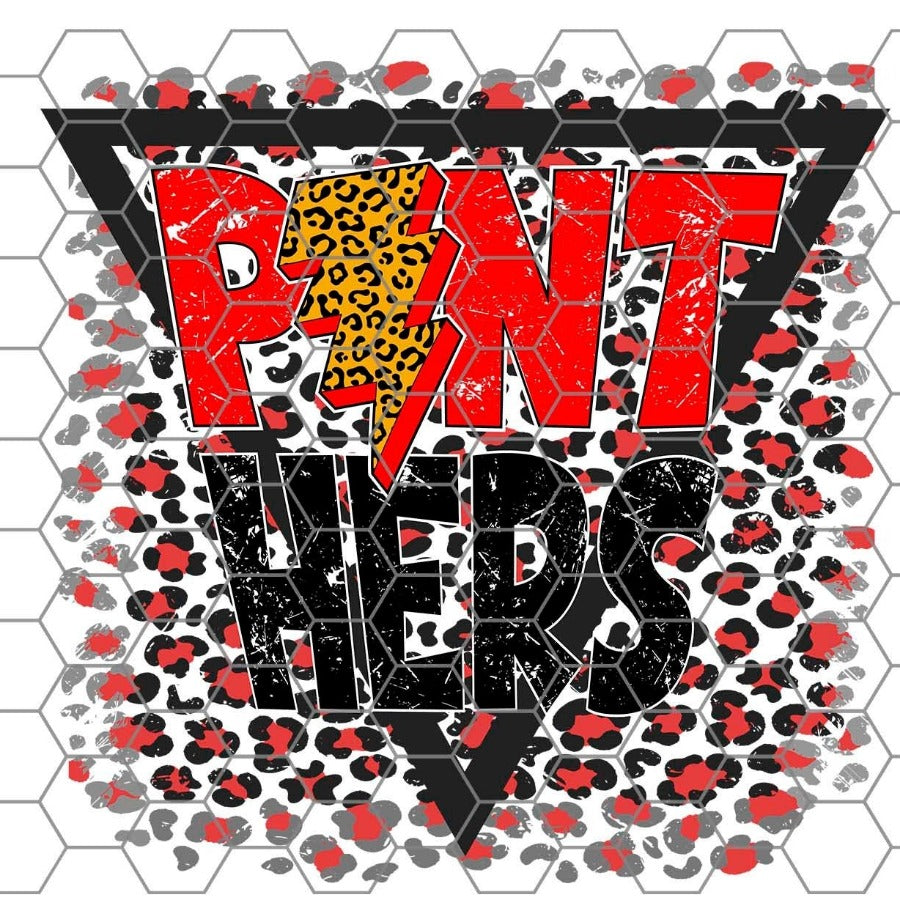 Panthers png, Panthers Red Black Leopard Lightening Bolt design png, Sublimation design png