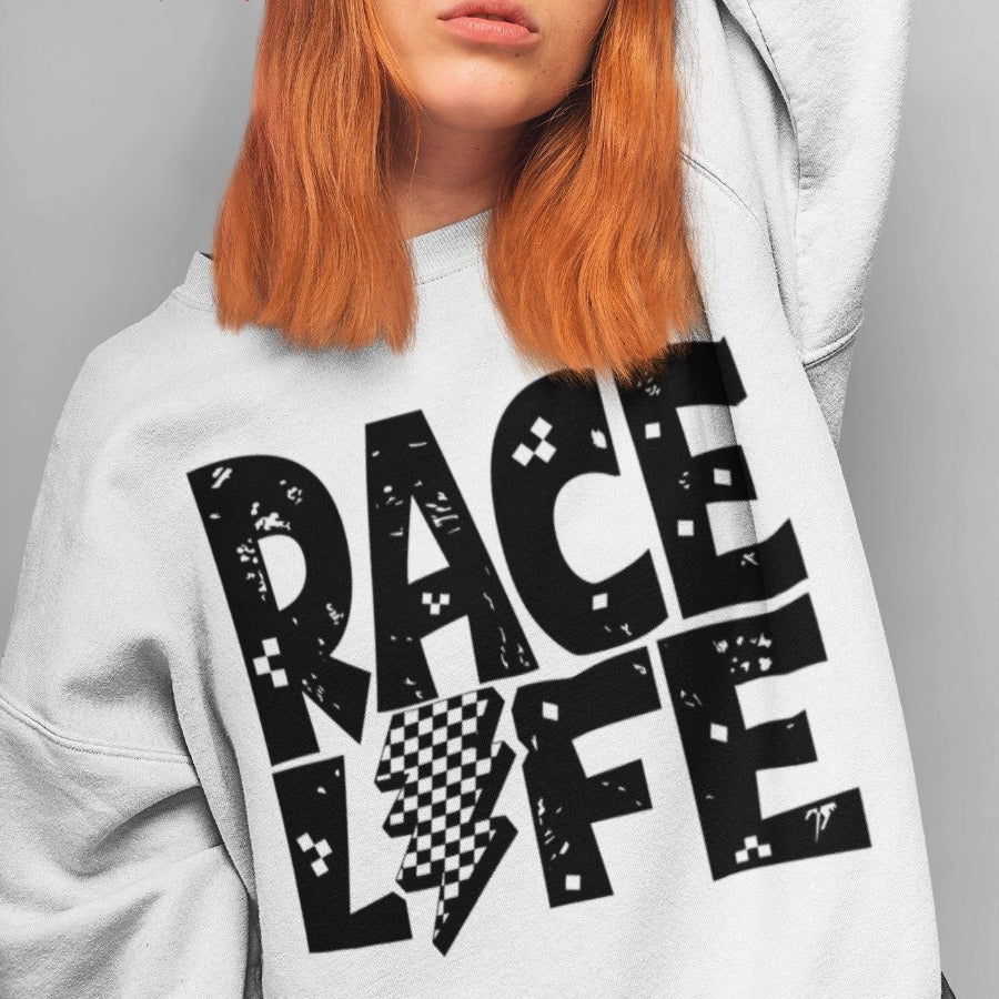 Race life png, Race life Black Distressed Letters Checkered Flag Racing Lightning bolt design